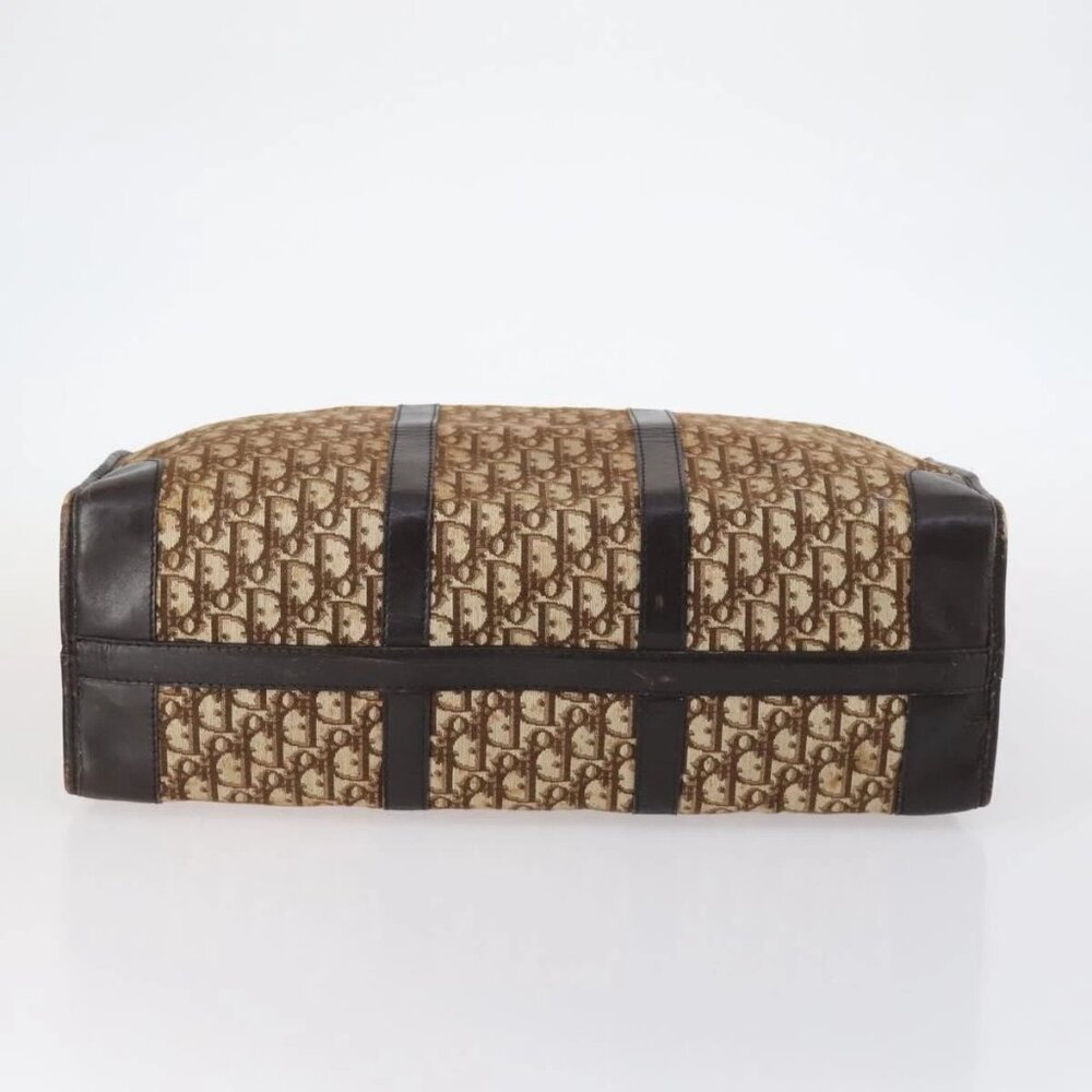 Christian Dior Trotter Canvas Boston Bag Brown - Picture 6 of 16